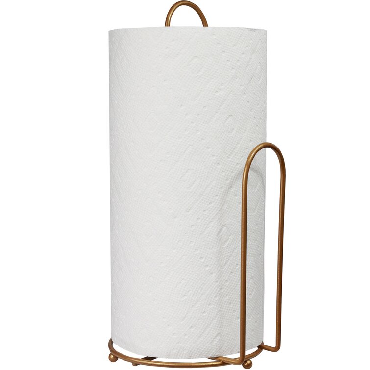 Rose gold best sale paper towel holder